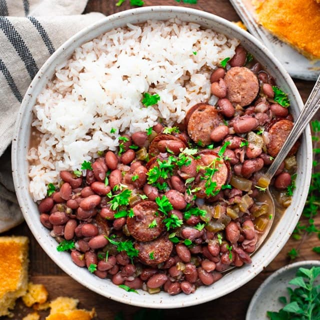 New Orleans Red Beans and Rice Punchfork