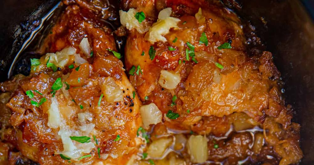Slow Cooker Brown Sugar Pineapple Chicken Punchfork