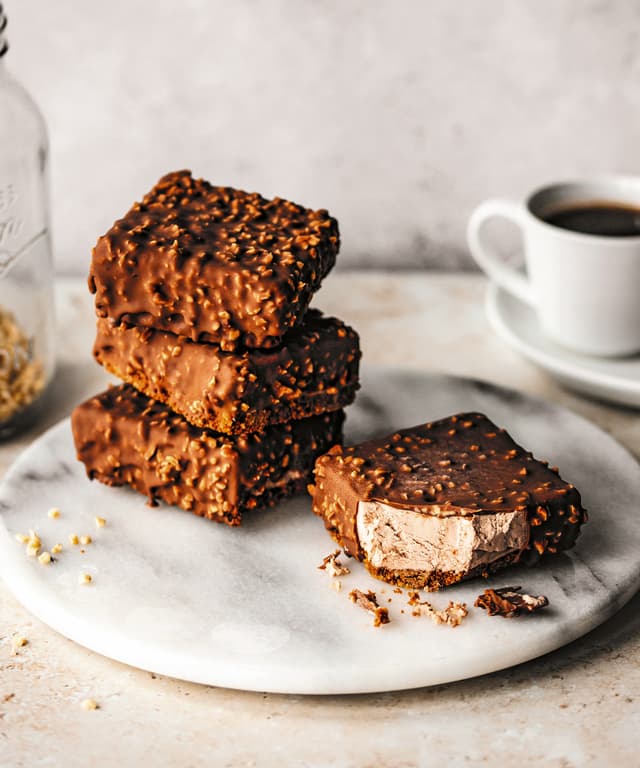 Frozen ChocolateHazelnut Cheesecake Bars Punchfork