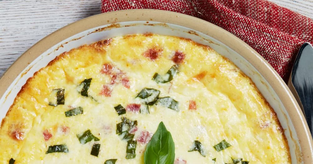 Salami and Provolone Crustless Quiche Punchfork