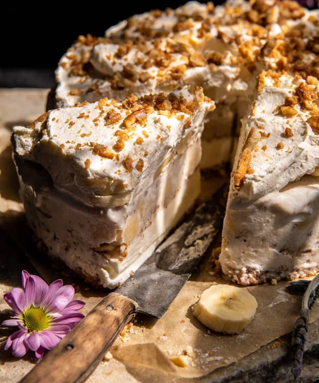 Salty Pretzel Banana Pudding Ice Cream Cake Punchfork