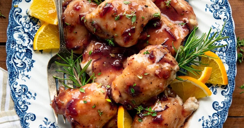 Crock Pot Cranberry Chicken Punchfork