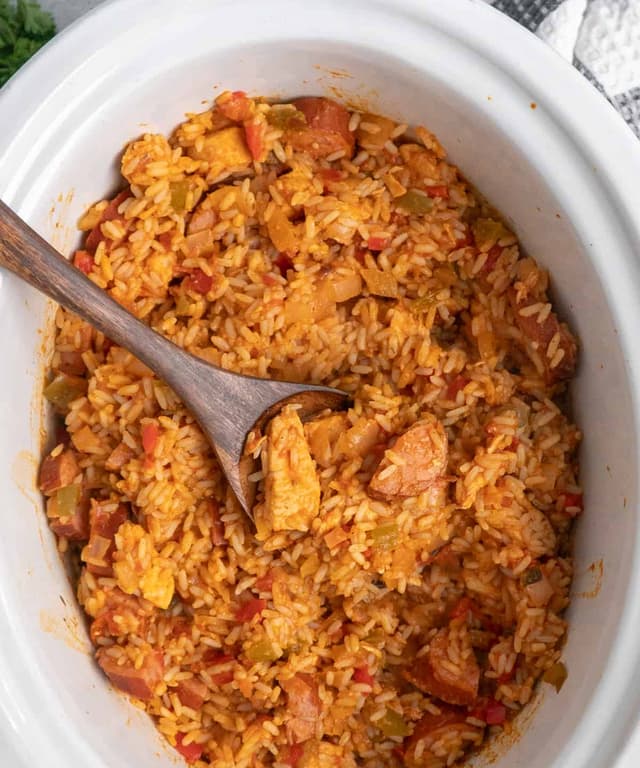 Easy Crock Pot Jambalaya Punchfork