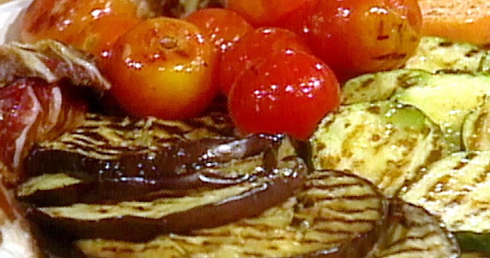 Grilled Antipasto with Mezzo Soprano Sauce Punchfork