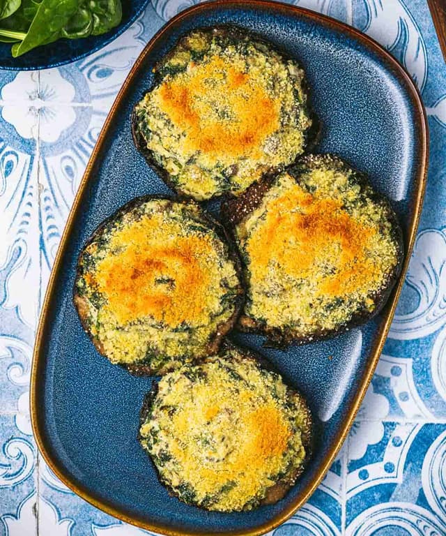 Stuffed Portobello Mushrooms Punchfork