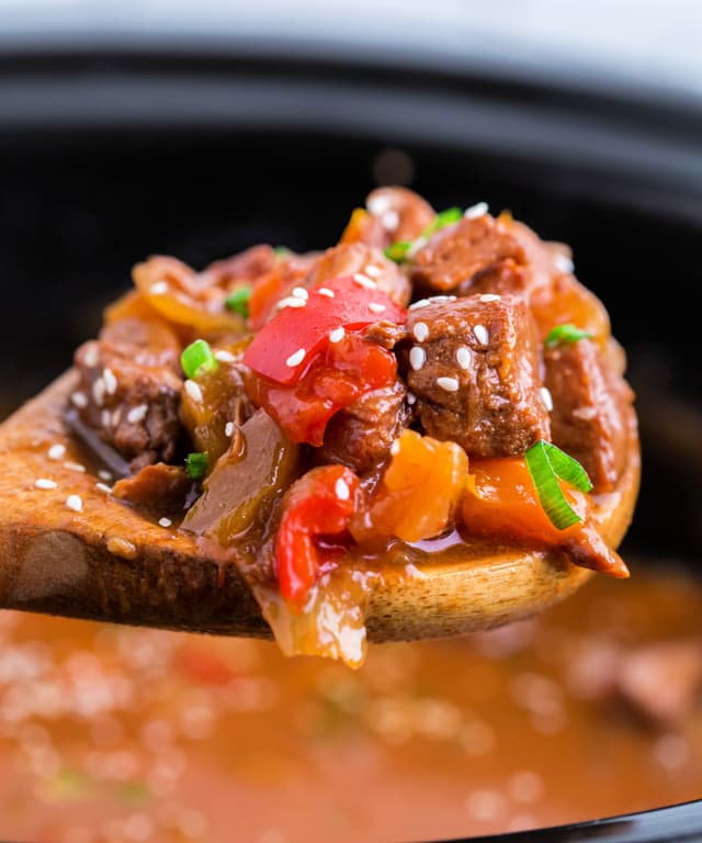 Crockpot Sweet and Sour Pork Punchfork