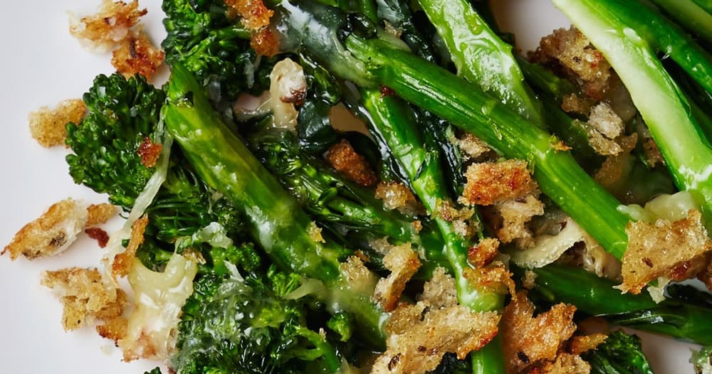 BroccoliniCheddar Gratin with Rye Breadcrumbs Punchfork