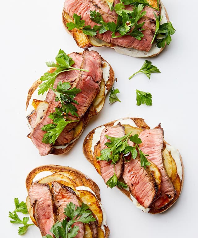 TriTip Steaks with Texas Toast Punchfork