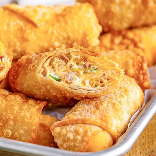 Jalapeno Popper Egg Rolls Punchfork
