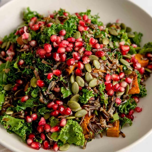 Wild Rice Salad with Orange Vinaigrette Punchfork