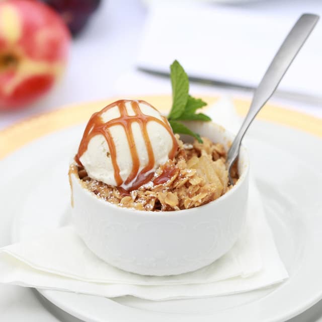 OldFashioned Ambrosia Apple Crisp Punchfork