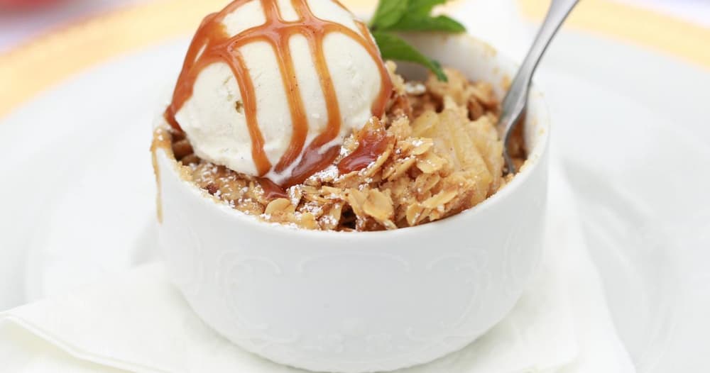 OldFashioned Ambrosia Apple Crisp Punchfork