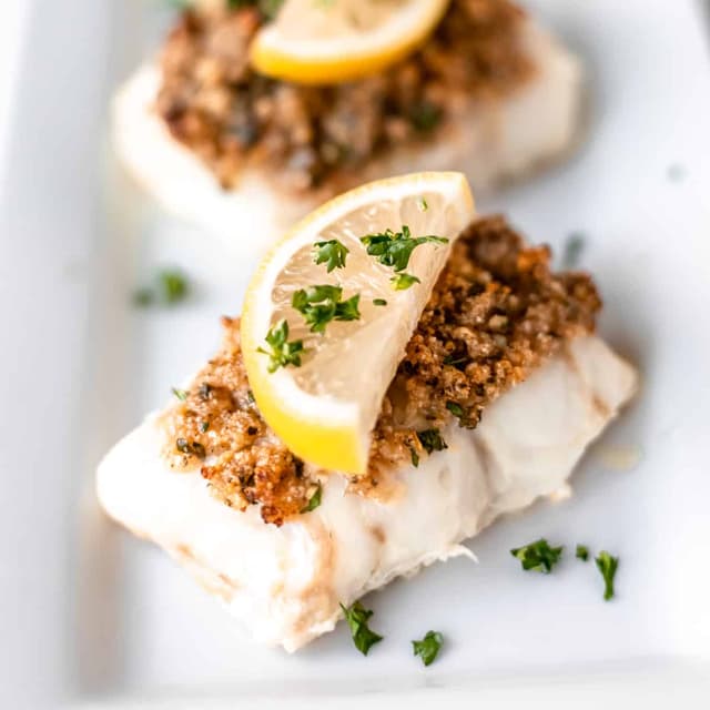 Crispy Baked Cod with Panko Punchfork