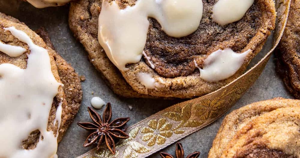 Chewy Frosted Cinnamon Swirl Snickerdoodles Punchfork