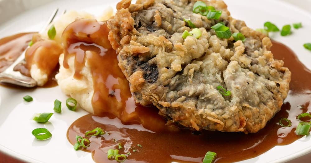 Vegetarian Chicken-Fried Portobello Mushroom Steaks | Punchfork