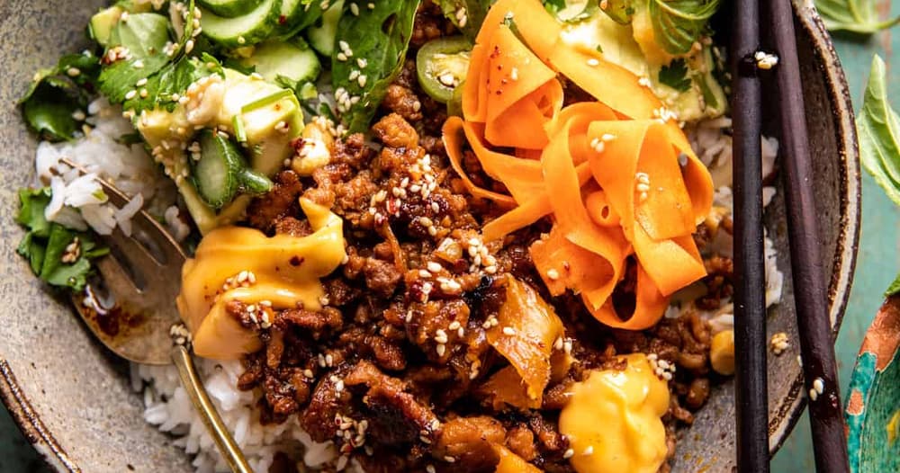 25 Minute Banh Mi Rice Bowls Punchfork