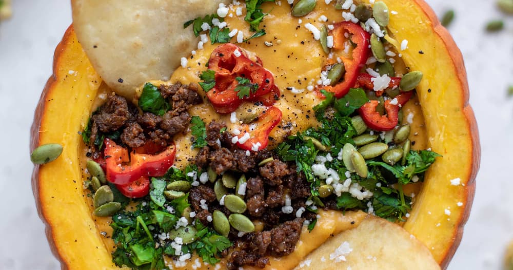 Pumpkin Queso Fundido Punchfork