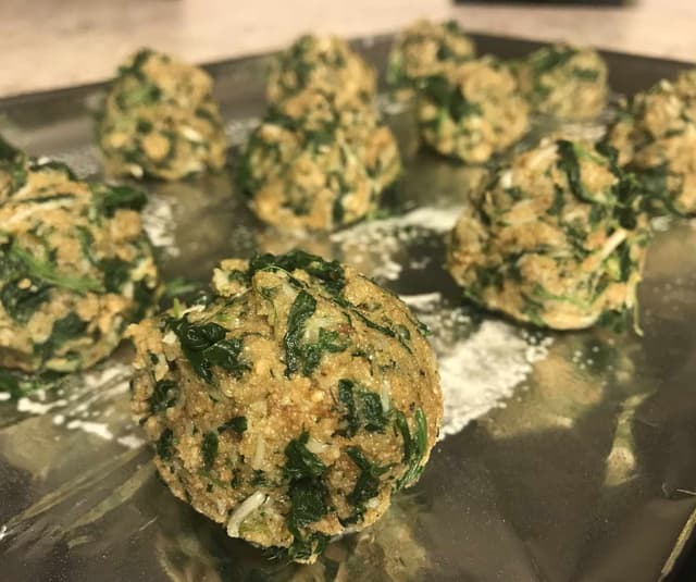 Spinach Balls Punchfork