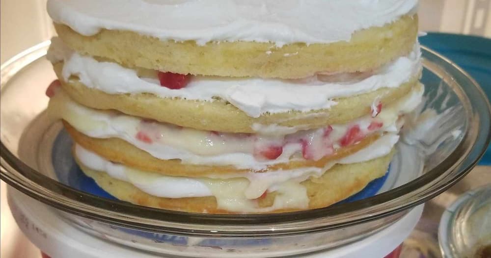 Easy Custard Cake Filling Punchfork