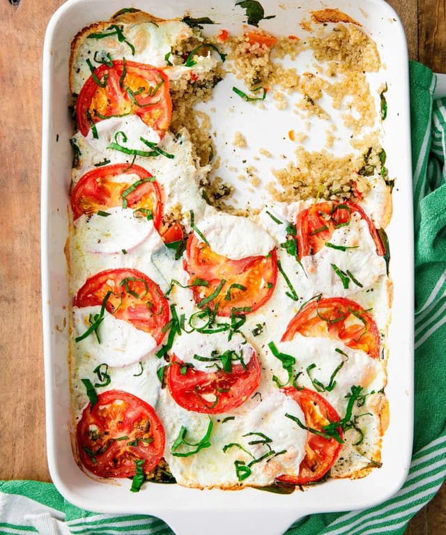 Caprese Quinoa Bake Punchfork