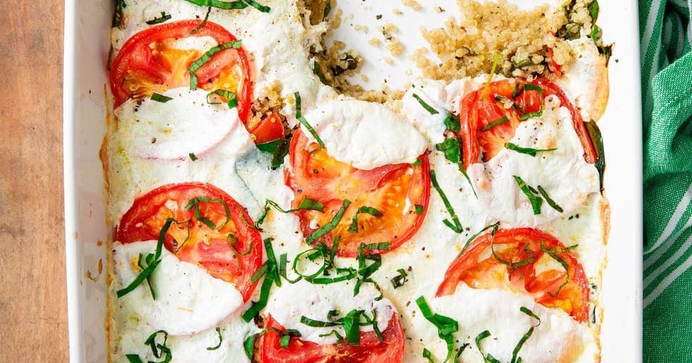 Caprese Quinoa Bake Punchfork