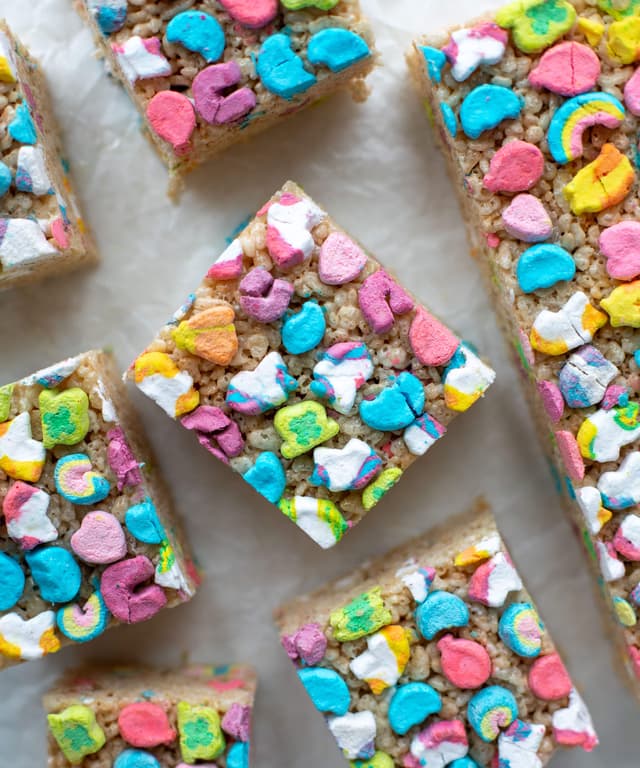 Lucky Charms Rice Krispie Treats Punchfork