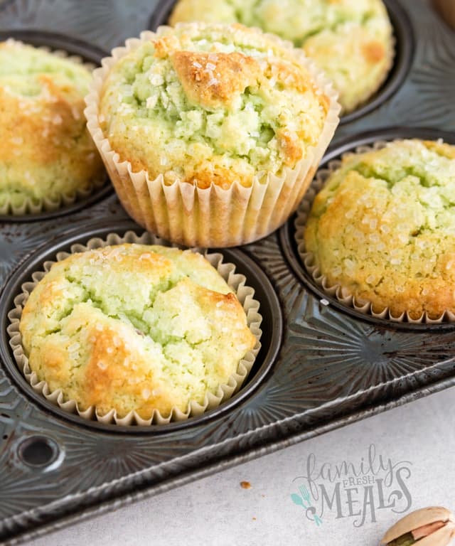 Pistachio Muffins Punchfork