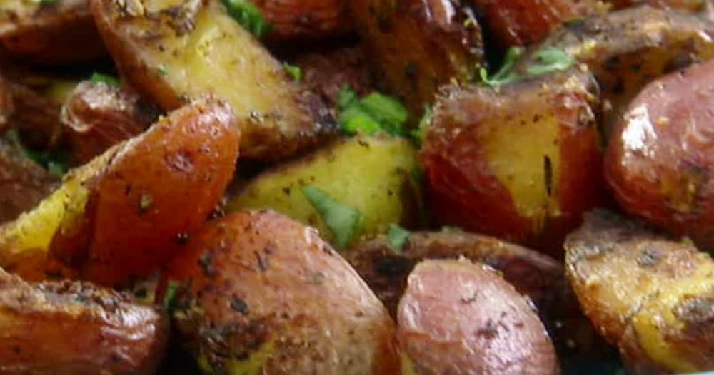 Crispy Coriander Potatoes Punchfork