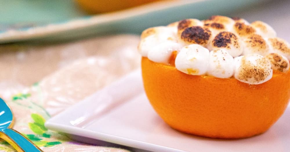 Sweet Potatoes in Orange Cups Punchfork