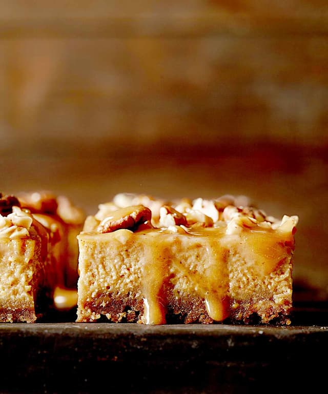 ToffeePumpkin Pie Bars Punchfork