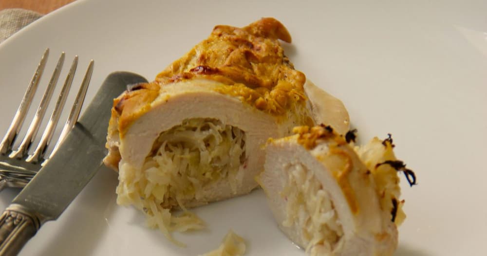 Braised Chicken Thighs with Sauerkraut Punchfork