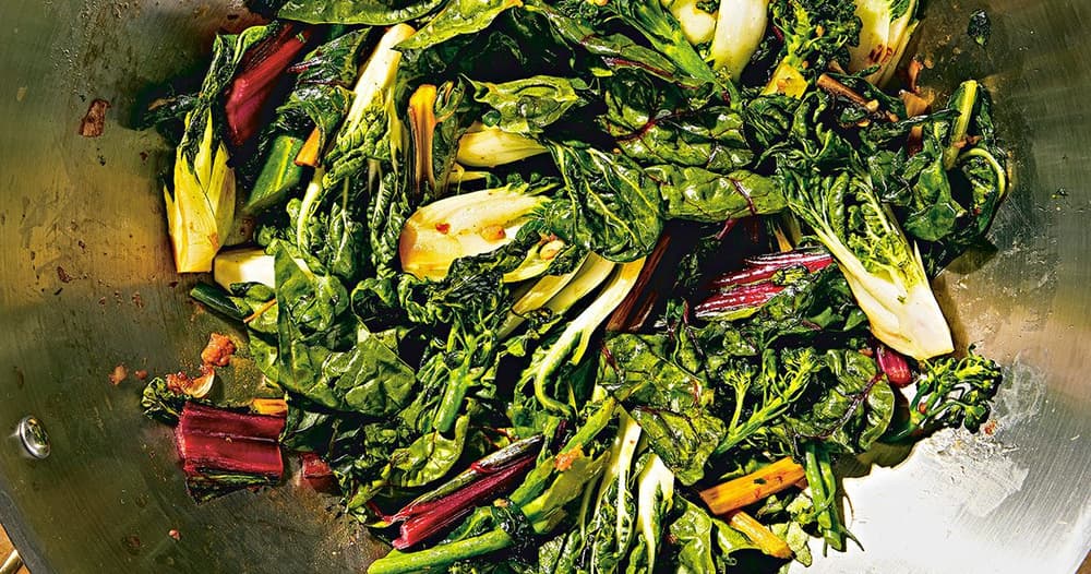 Easy WokFried Greens Punchfork