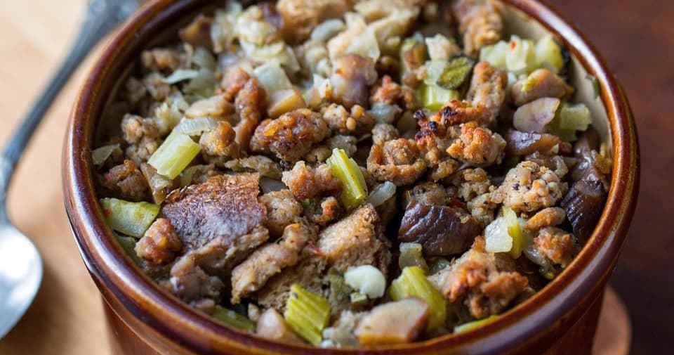 SausageChestnut Stuffing Punchfork