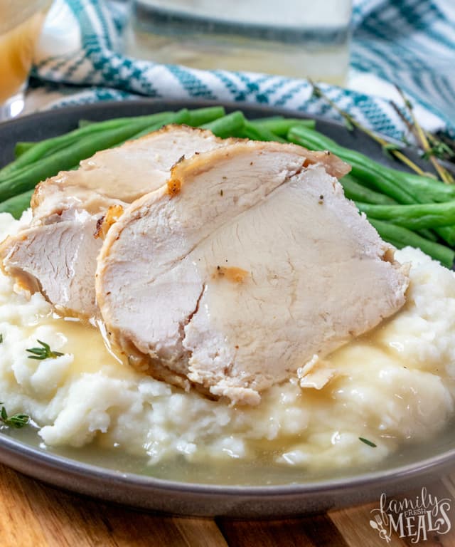 Instant Pot Turkey Breast with Gravy Punchfork
