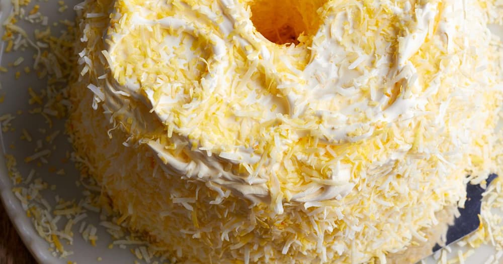 Golden Chiffon Cake Punchfork