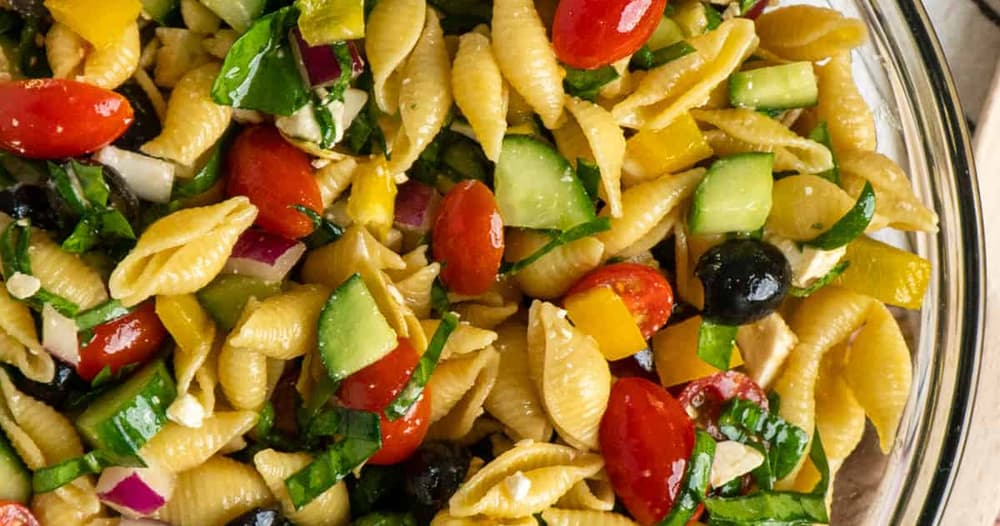 Balsamic Pasta Salad Punchfork