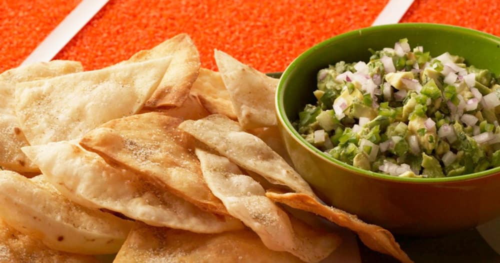 Guacamole with Cumin Dusted Tortillas Punchfork