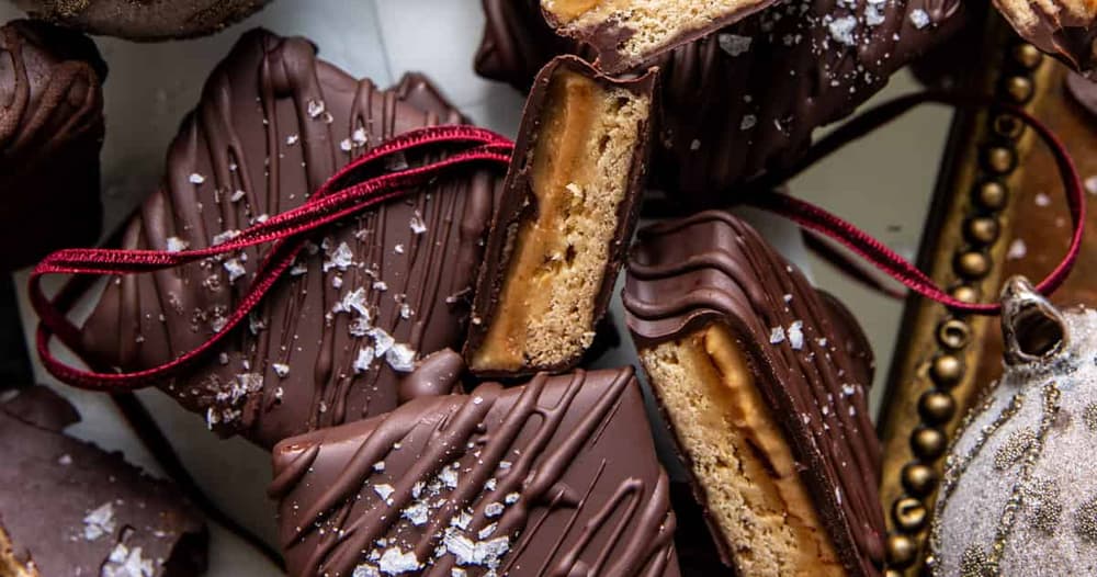 Chocolate Peanut Butter Millionaire Bars Punchfork