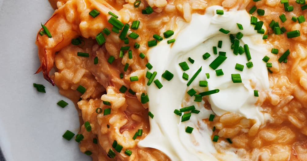 Creamy Shrimp Risotto with Mascarpone Punchfork