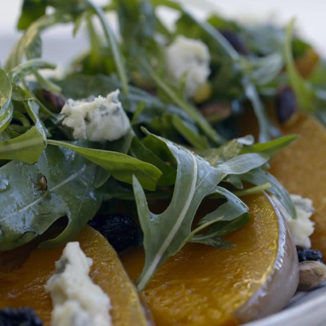 Roasted Squash with Cherries and Pistachios Punchfork