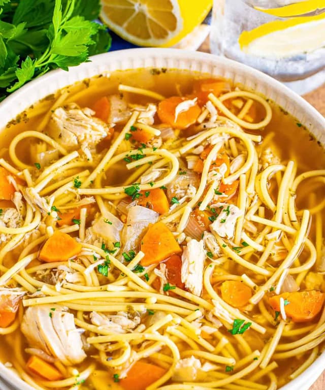 Slow Cooker Chicken Noodle Soup Punchfork