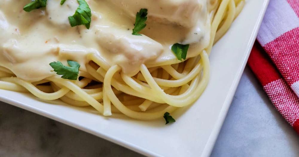 Slow Cooker Italian Chicken Alfredo Punchfork
