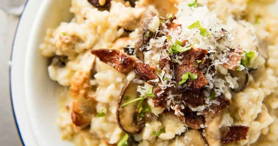 Chicken & Mushroom Risotto Punchfork
