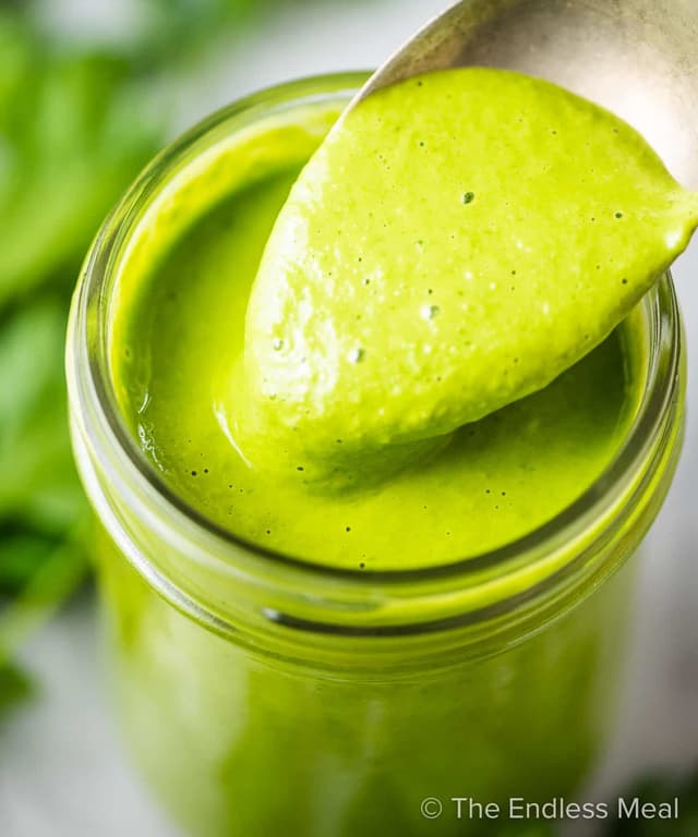 Healthy Green Goddess Salad Dressing Punchfork