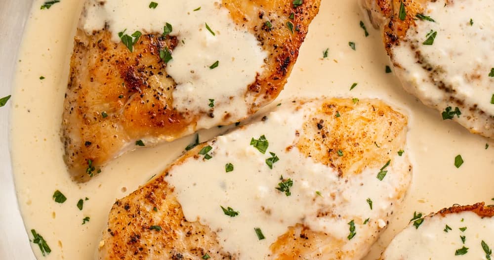 Cream Cheese Garlic Skillet Chicken Punchfork