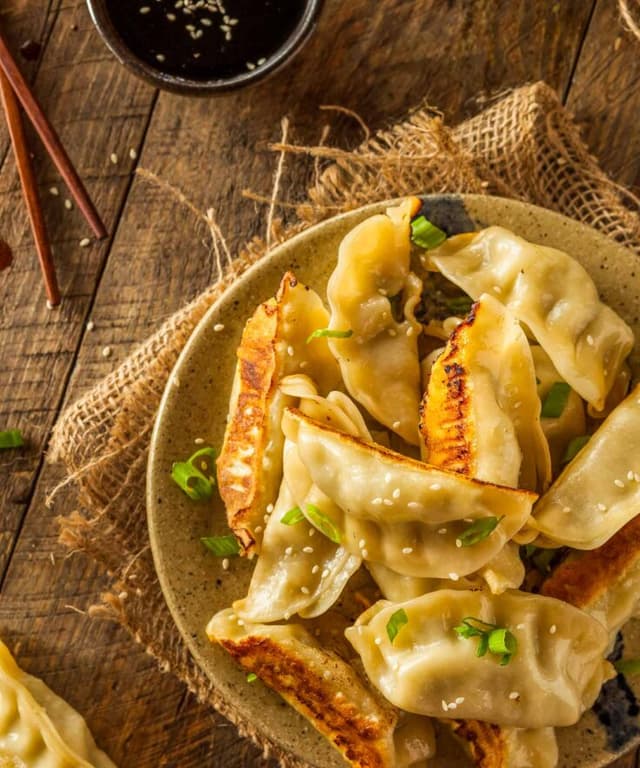 Air Fryer Frozen Dumplings and Potstickers Punchfork