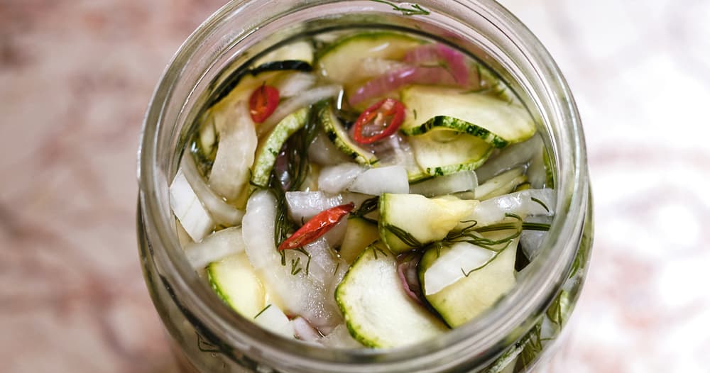 Quick Pickled Zucchini Punchfork