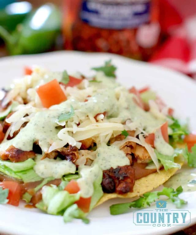 BBQ Chicken Tostadas Punchfork