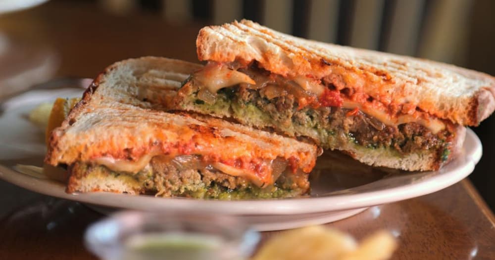 Meatloaf Panini Sandwich Punchfork