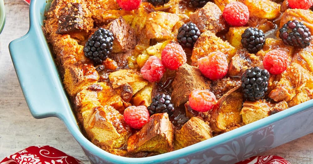 Eggnog Bread Pudding Punchfork